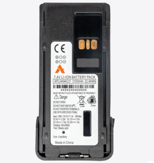Акумулятор APLI4494C31 IMPRES LIION 3100 для Motorola DP4 series