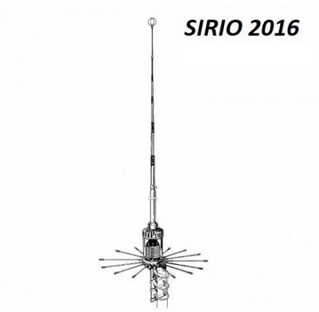 Антена SIRIO 2016 базова 27 МГц, 6,1 м, Art. 2530401.00