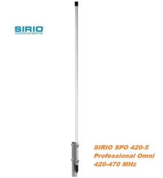 Антена базова широкополосна SIRIO SPO 420-5 (420-470 МГц, 120 см)