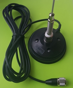 Антена автомобільна SIRIO MGA 108-480 PL VHF на магніті, 70 см