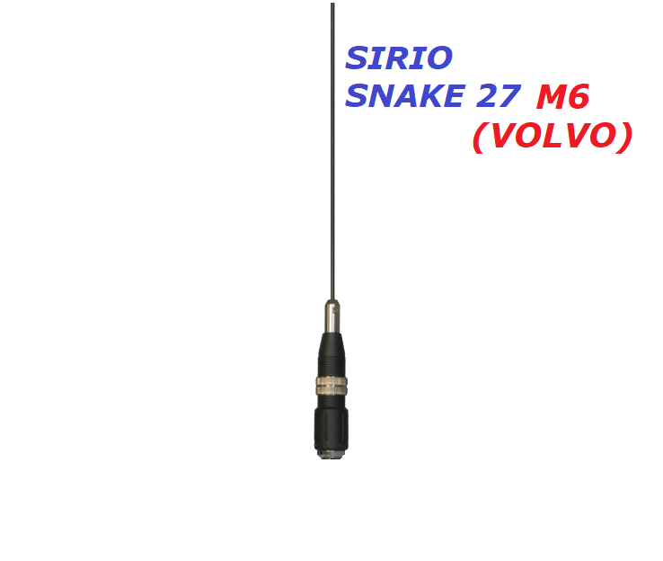 Антена автомобільна SIRIO SNAKE 27 M6 (VOLVO) 27 МГц, 1,1 м.
