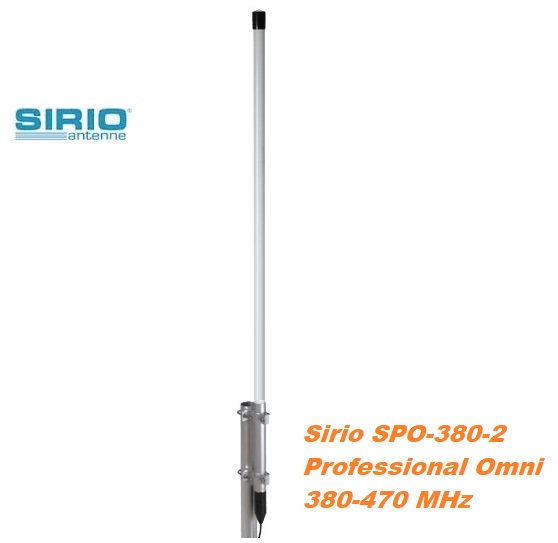 Антена базова широкополосна SIRIO SPO 380-2 Dipole (380-470 МГц, 80 см)