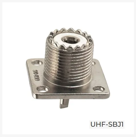 Роз'єм UHF-female (SO-239) панельний Lemm Antenne UHF-SBJ1 (RA08) під паяння
