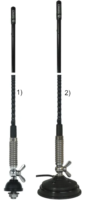 Антена SIRIO T3 27 MAG (PM-100) автомобільна на магнітній основі (26,9–27,5 МГц)