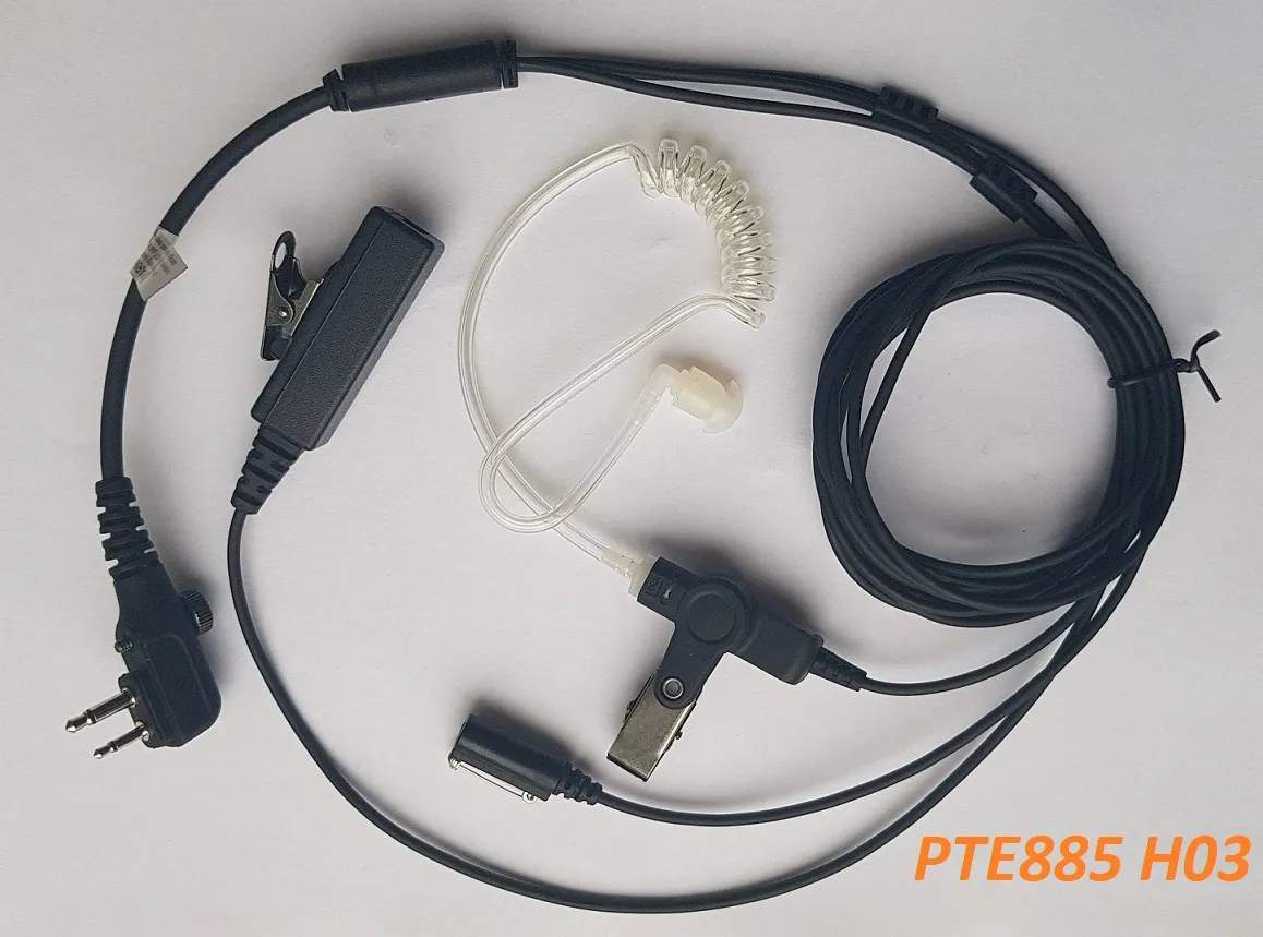 Гарнітура прихованого носіння Power Time PTE885 H03 для Motorola CP040/DP1400, Hytera BD505/TC508