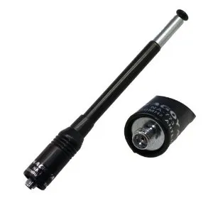 Телескопічна антена Nagoya NA-773 для рацій Kenwood, Hytera, Baofeng (144/430 МГц, SMA-female)