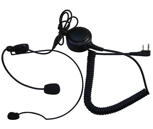 Гарнітура ARMY-BIG з оголів'ям і великою кнопкою PTT для рацій Kenwood, Icom, Motorola