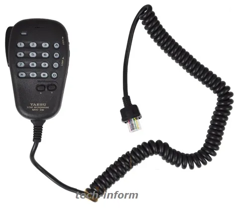 Мікрофон (тангента) Yaesu MH-36 e8j для FT-450/FT-817/FT-857/FT-897