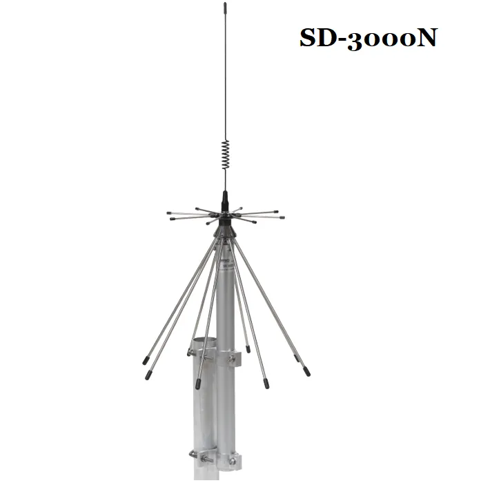 Базова дискоконусна антена Sirio SD-3000N (300–3000 МГц)