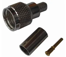 Обтискний роз'єм mini-UHF під кабель RG-58