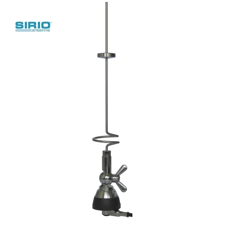 Автомобільна антена Sirio SDB702 SL VHF/UHF (141–149/430–440 МГц), 47 см