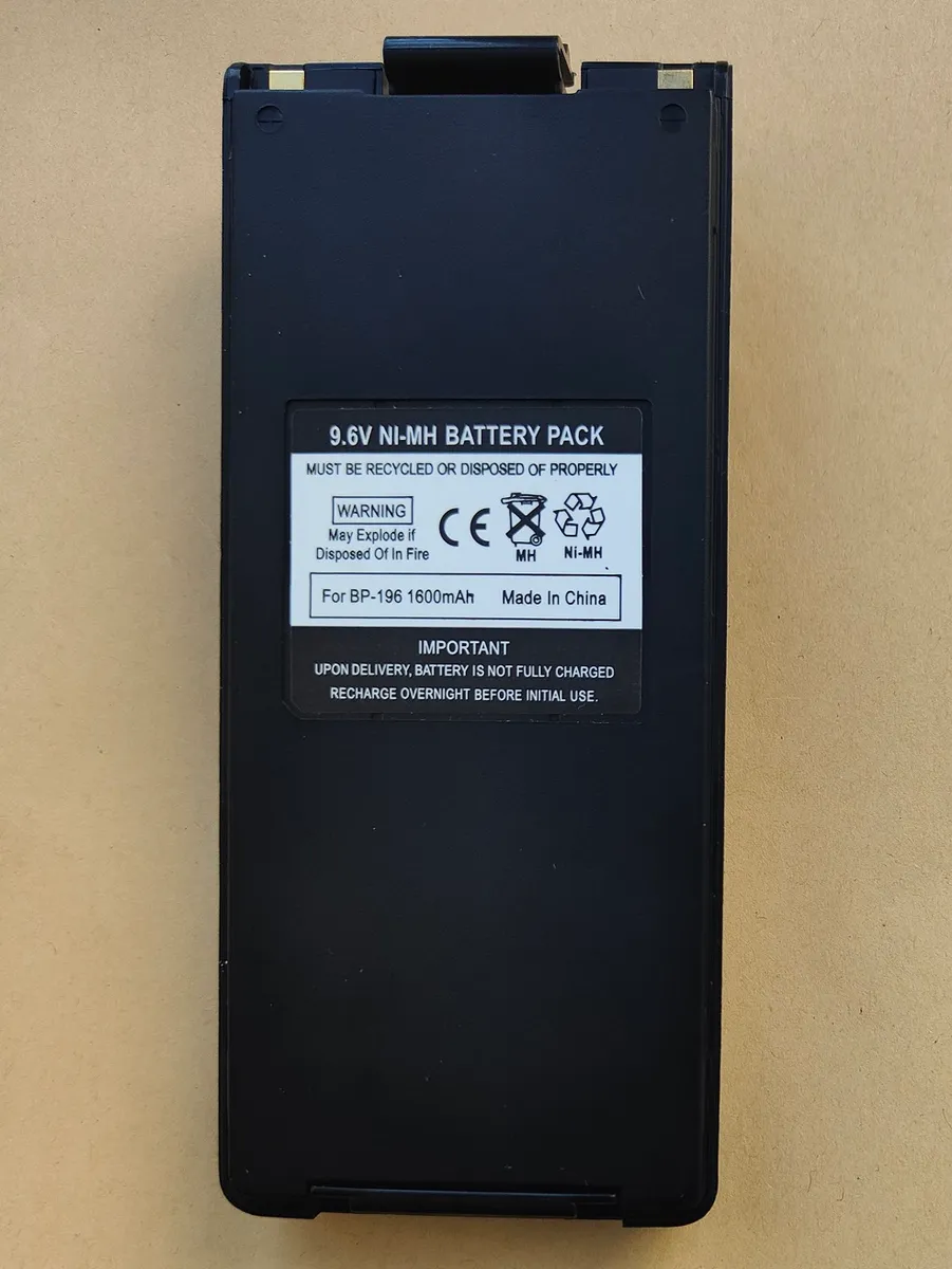 Акумулятор PTO196 (аналог Icom BP-196) 1600 мАг для Icom IC-F3/IC-F4/IC-A4
