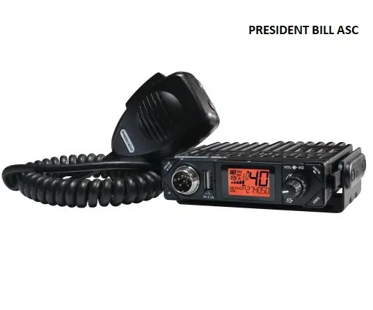CB-радіостанція President BILL ASC (mini), 27 МГц