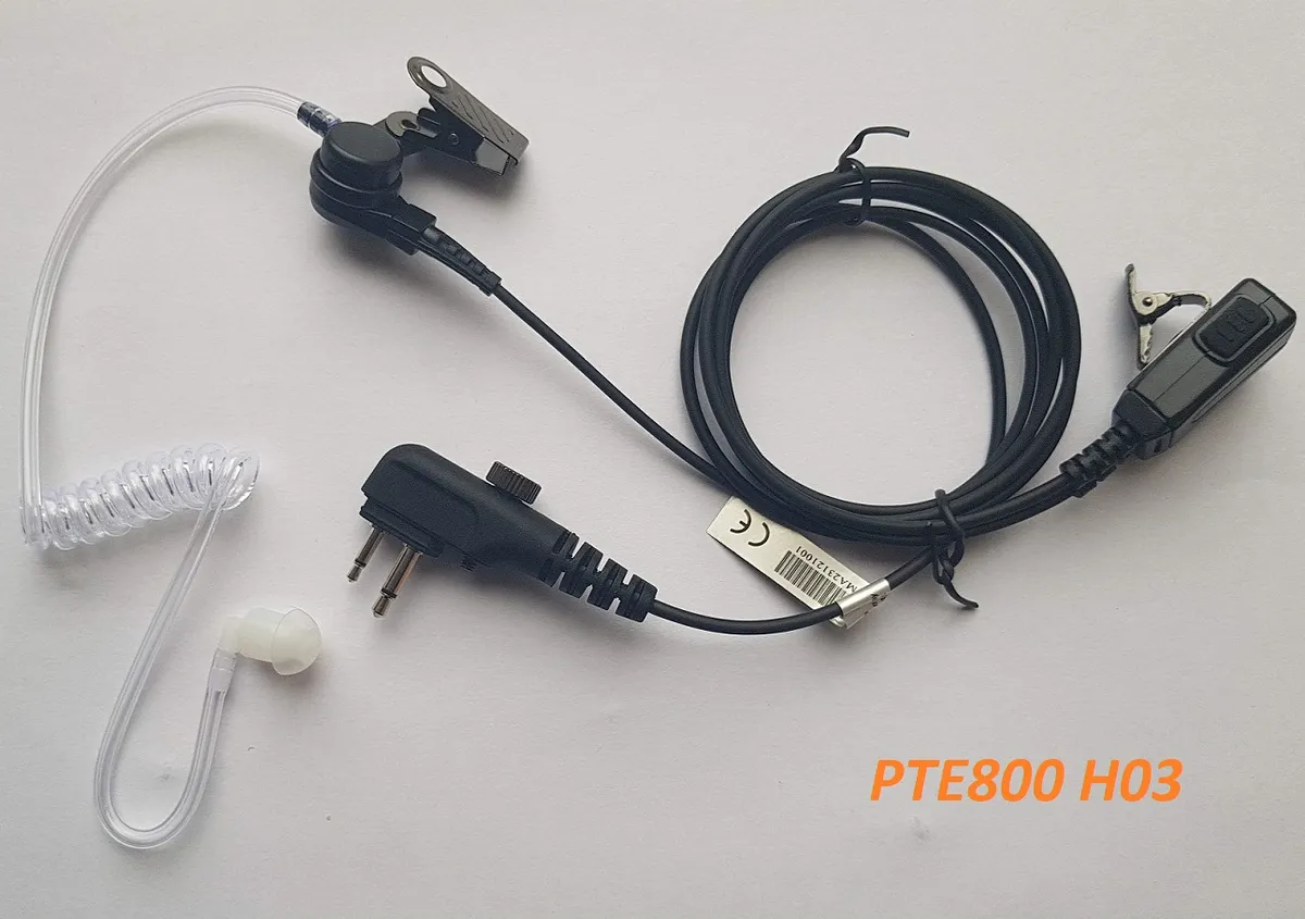 Гарнітура прихованого носіння Power Time PTE800 H03 для Motorola CP040/DP1400, Hytera BD505/TC508