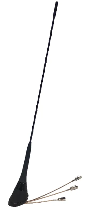 Антена SIRIO TRIFLEX CB / AM-FM / GSM 900 no extension cables автомобільна (0,15–1,6 МГц / 87,5–108 МГц / 880–915 МГц)