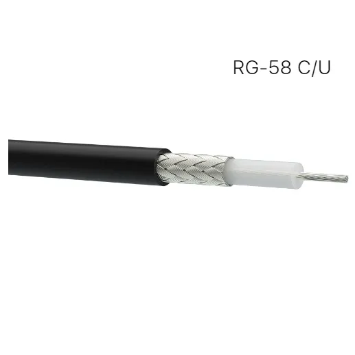 Коаксіальний кабель Odesacable RG58 багатожильний (5,4 мм, 50 Ом)