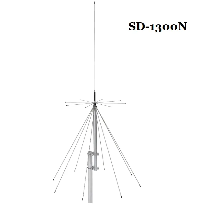 Базова дискоконусна антена Sirio SD-1300N (25–1300 МГц)