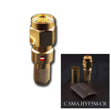 Роз'єм Messi & Paoloni SMA-male на кабель Hyperflex 5 (5,4 мм), під обтиск