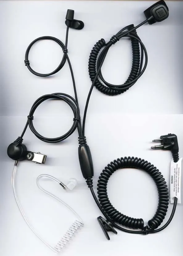 Гарнітура прихованого носіння MT15 для рацій Kenwood/Baofeng (роз'єм K1)