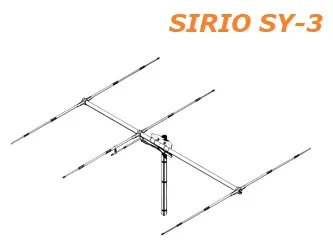 Спрямована антена Sirio SY-3 CB (26,5–30 МГц)