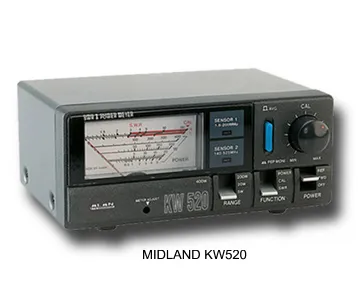 КСХ-метр / ватметр Midland KW-520 (1,8–525 МГц)