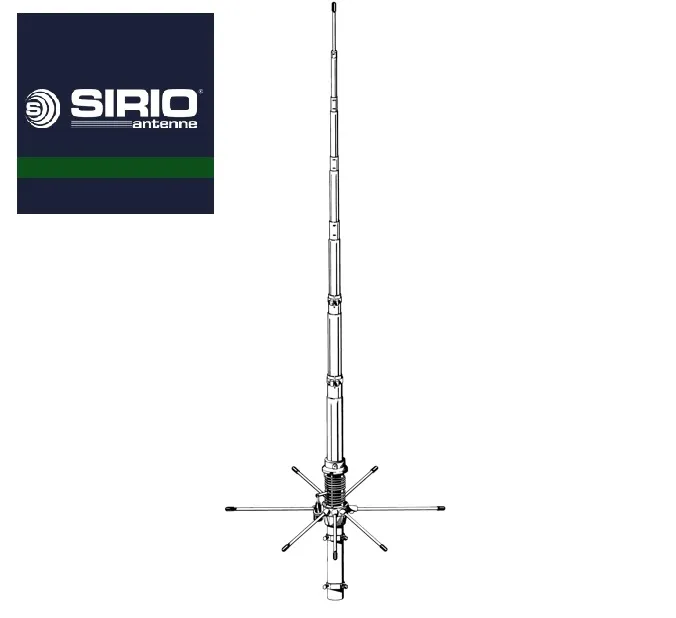 Базова антена Sirio 827 5/8λ CB (26,4–28,4 МГц)