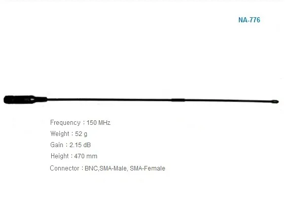 Антена для рацій Nagoya NA-776 VHF (150 МГц), TNC-male