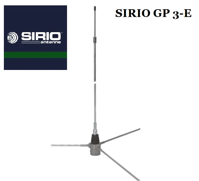 Базова антена Sirio GP 3-E (135–175 МГц)