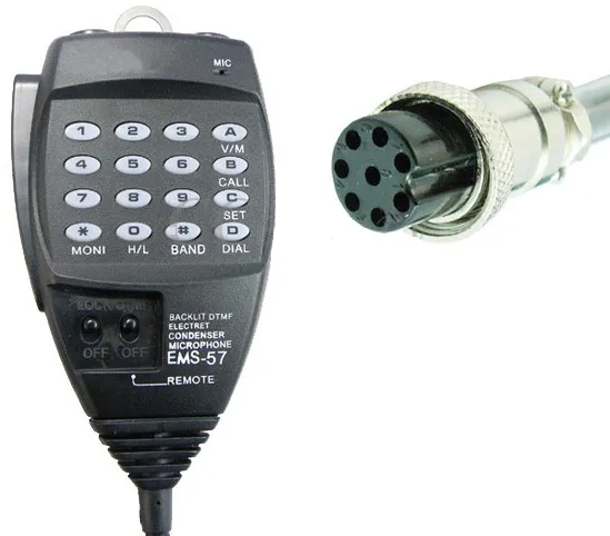 Мікрофон (тангента) Alinco EMS-57 з DTMF-клавіатурою для DR-135/DR-435/DR-635